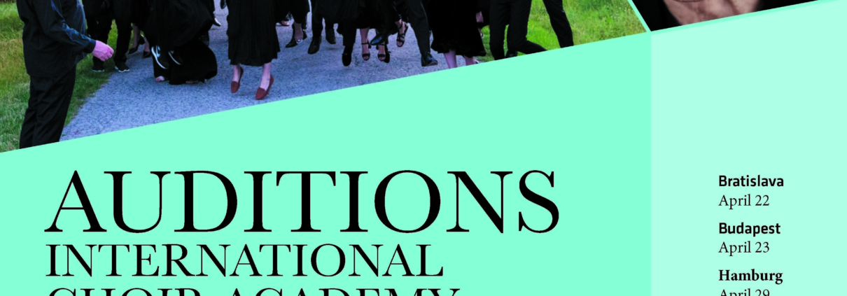 Das Vorsingen für die Sommerakademie 2024 der Internationalen Chorakademie beginnt. Bewirb dich jetzt!